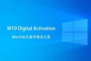 Windows 激活工具：W10 Digital Activation v1.5.5-蚂蚁杂铺