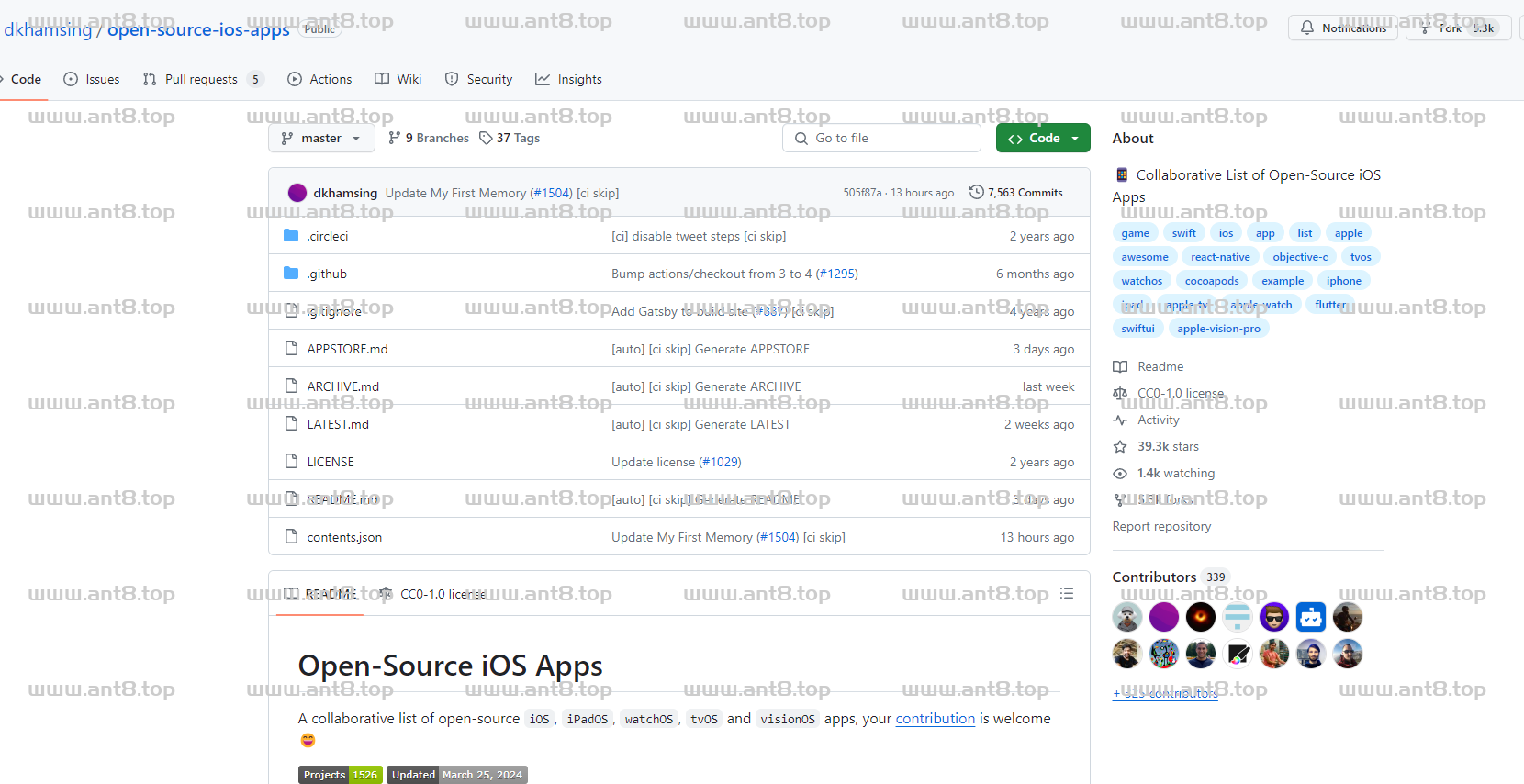 开源 iOS 应用程序-Open Source iOS Apps