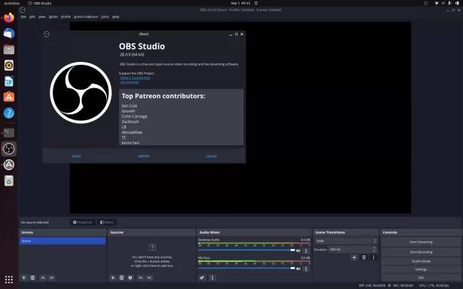 OBS Studio v30.1.2 开源跨平台直播工具