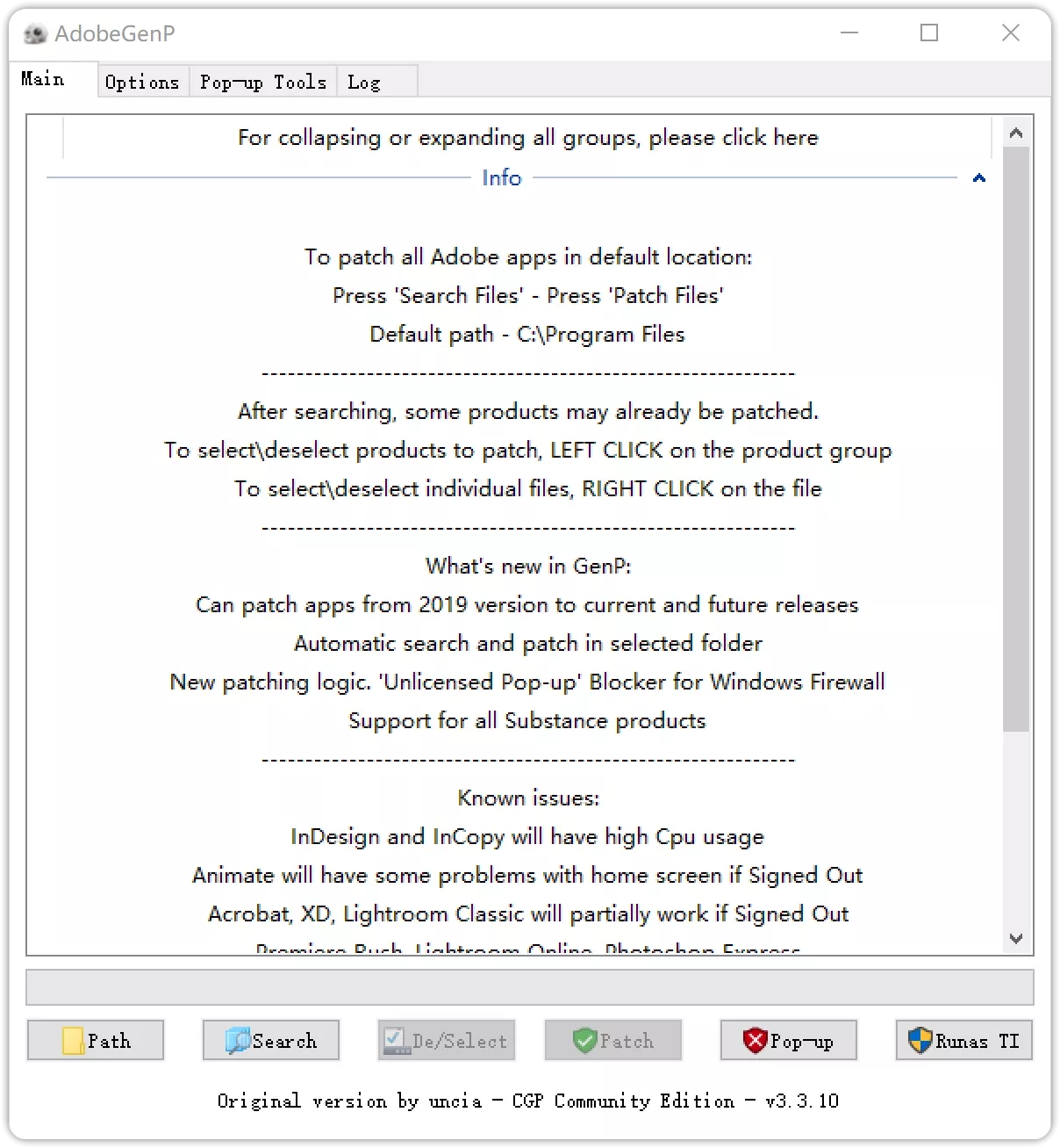 图片[1]-Adobe GenP 3.3.12/3.4.14.1Adobe系列破解激活工具-OMii 